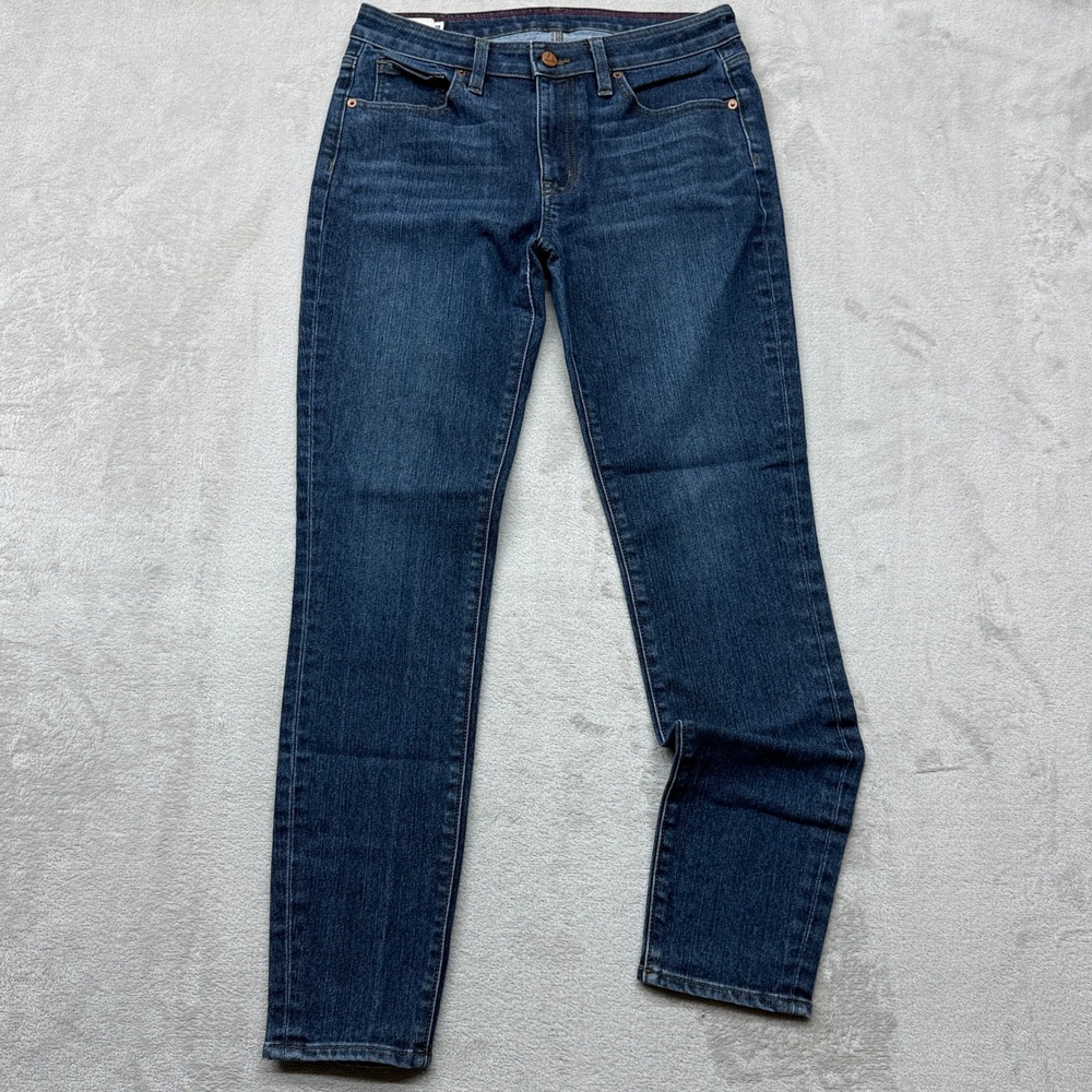 American Giant Dakota Skinny Jeans Womens 28 Blue Dark Wash Stretch Denim USA